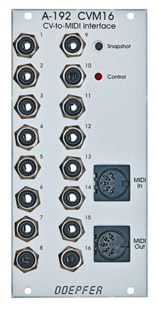 Doepfer A-192-1 Voltage-to-MIDI Interface CVM16