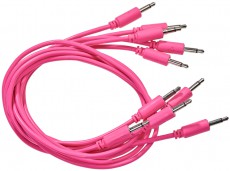 Black Market Modular Patch Cable 5-pack 75 cm pink