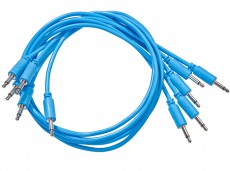 Black Market Modular Patch Cable 5-pack 100 cm blue