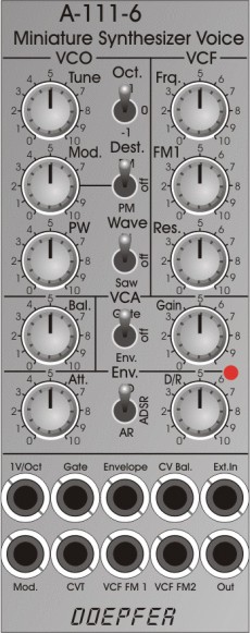 Doepfer A-111-6 Miniature Synth